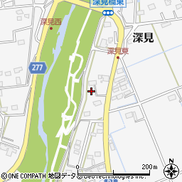 静岡県袋井市深見1177周辺の地図