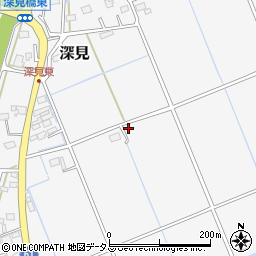静岡県袋井市深見329周辺の地図