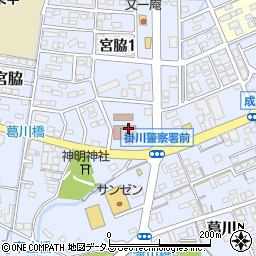 静岡県掛川市宮脇1丁目1周辺の地図