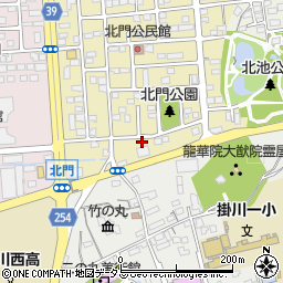 富士葬祭掛川周辺の地図
