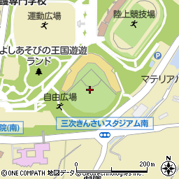 みよし運動公園野球場（三次きんさいスタジアム）周辺の地図