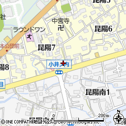 共進舎牧農園阪神営業所周辺の地図