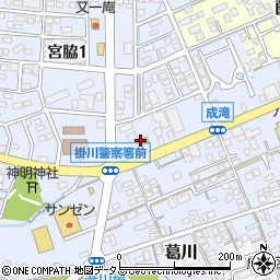 ファミリーマート掛川成滝店周辺の地図
