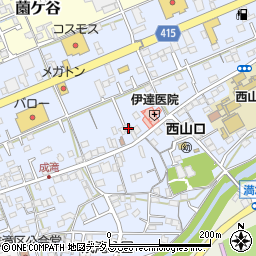 静岡県掛川市成滝527周辺の地図