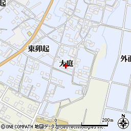 愛知県知多郡美浜町奥田大庭周辺の地図