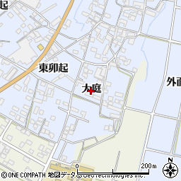 愛知県美浜町（知多郡）奥田（大庭）周辺の地図