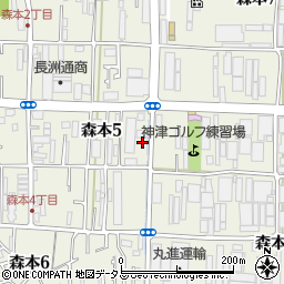 長洲通商株式会社周辺の地図