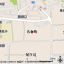 京都府相楽郡精華町下狛石ケ町周辺の地図