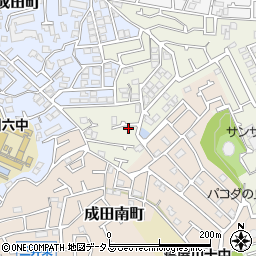 大阪府寝屋川市成田東が丘30周辺の地図