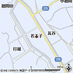 愛知県知多郡美浜町奥田若王子周辺の地図