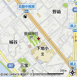 愛知県豊橋市下地町宮前54周辺の地図