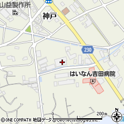 静岡県榛原郡吉田町神戸2573周辺の地図