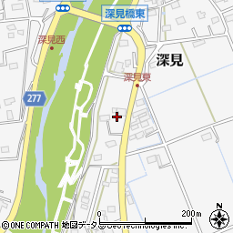 静岡県袋井市深見1187-4周辺の地図