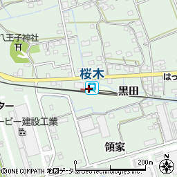 桜木駅周辺の地図