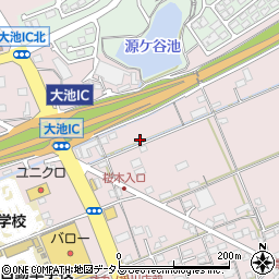 静岡県掛川市大池2687周辺の地図