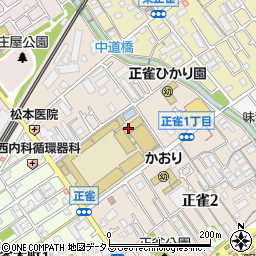 大阪人間科学大学周辺の地図