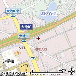 静岡県掛川市大池2685周辺の地図