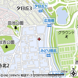 ラ・カーサ緑地周辺の地図