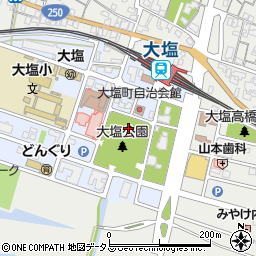 兵庫県姫路市大塩町汐咲1丁目周辺の地図