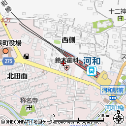 名鉄協商河和駅前駐車場周辺の地図