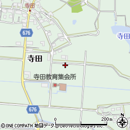 三重県伊賀市寺田周辺の地図