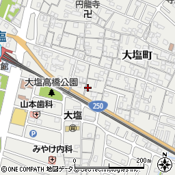 兵庫県姫路市大塩町462周辺の地図