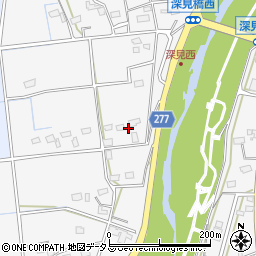 静岡県袋井市深見2420周辺の地図