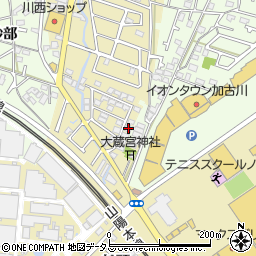 兵庫県加古川市東神吉町出河原487周辺の地図