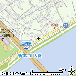 兵庫県加古川市東神吉町出河原285周辺の地図