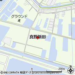 愛知県西尾市一色町生田真野新田周辺の地図
