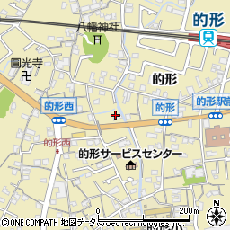 兵庫県姫路市的形町周辺の地図
