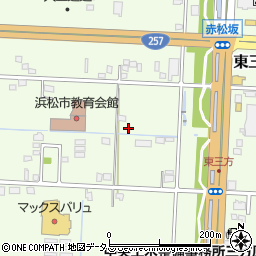 静岡県浜松市中央区東三方町151周辺の地図