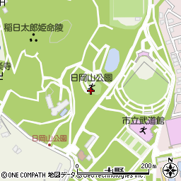 日岡山公園トイレ１周辺の地図