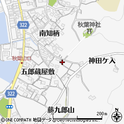 愛知県蒲郡市西浦町神田ケ入1周辺の地図