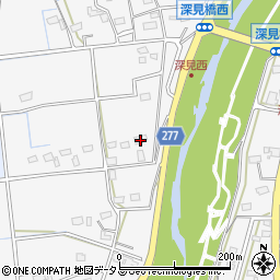 静岡県袋井市深見2423周辺の地図