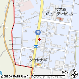 静岡県牧之原市布引原244周辺の地図