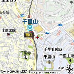 キリン堂　千里山駅前店周辺の地図