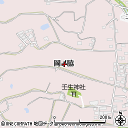 愛知県知多郡美浜町河和岡ノ脇周辺の地図