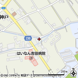 静岡県榛原郡吉田町神戸2558周辺の地図