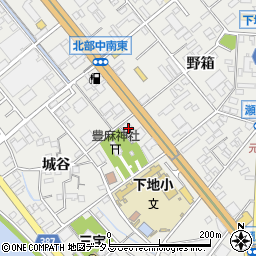 愛知県豊橋市下地町宮前56周辺の地図