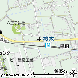 静岡県掛川市富部301周辺の地図