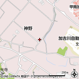 兵庫県加古川市神野町神野周辺の地図