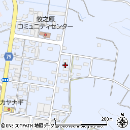 静岡県牧之原市布引原184周辺の地図
