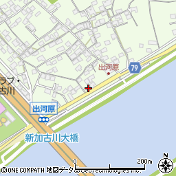 兵庫県加古川市東神吉町出河原254周辺の地図