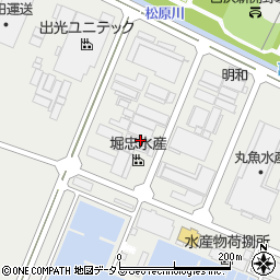 堀忠水産株式会社　本社周辺の地図