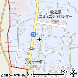静岡県牧之原市布引原247周辺の地図