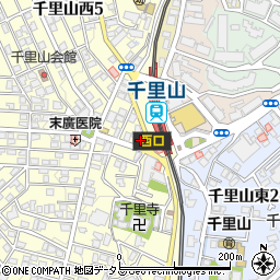 関西みらい銀行千里山出張所周辺の地図