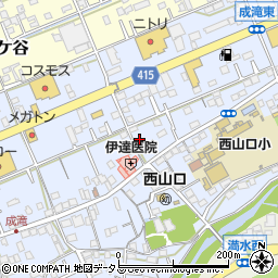静岡県掛川市成滝394周辺の地図