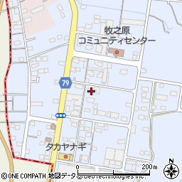 静岡県牧之原市布引原246周辺の地図