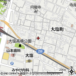兵庫県姫路市大塩町463周辺の地図
